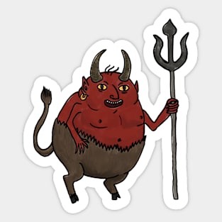 Fat Little Devil Sticker